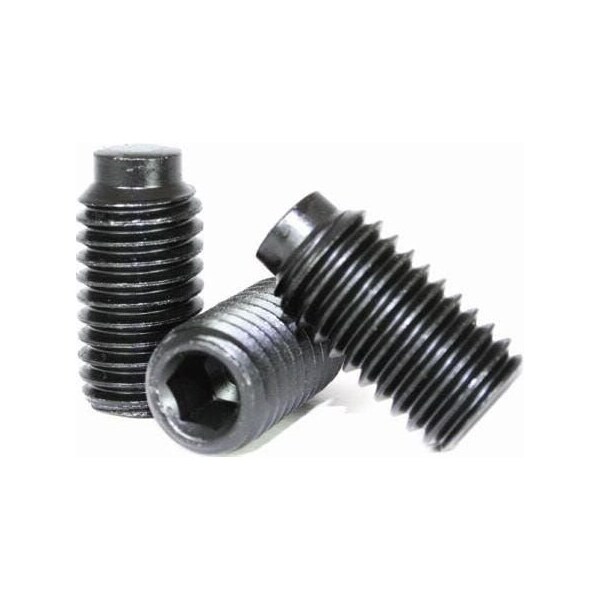 Newport Fasteners Socket Set Screw, Half Dog Point, 1/2-20 x 1 1/2", Alloy Steel, Black Oxide, Hex Socket , 700PK 453408-700 - main